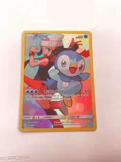 Pokemon TCG Piplup Holo Secret Rare Card Cosmic Eclipse 239/236 - Image 1