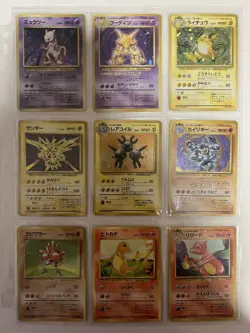 Pokemon Card Complete Base Set 102 Card Collection WOTC 1996 Japanese. - Image 3