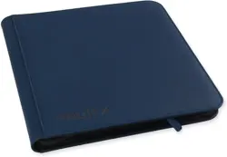 Portable XL Trading Card Zip Binder in Blue - Ultimate Protection for 624 Cards - Image 3