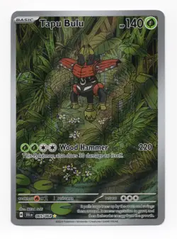 Pokemon TCG Tapu Bulu Holo Illustration Rare Card 065/064 Shrouded Fable NM - Image 1