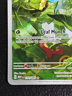 Pokemon TCG Caterpie 172/165 Sv: Scarlet & Violet 151 Illustration Rare Holo NM - Image 3
