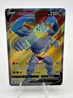 Pokemon TCG Machamp V (Full Art) 171/189 Astral Radiance Ultra Rare Holo NM - Image 1