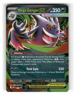 Mega Gengar ex 073 Holo Promo ME: Mega Evolution Promo Pokemon Holo Near Mint - Image 1