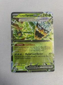 Pokemon TCG Teal Mask Ogerpon ex SV: Prismatic Evolutions DR Holo 012/131 EN - Image 1
