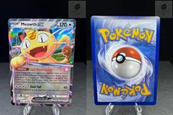 Meowth ex 062/088 Double Rare Perfect Order Pokemon Holo NM/M - Image 3