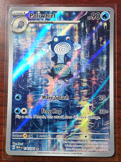 Poliwhirl 176/165 IR Holo SV: Scarlet & Violet 151 Pokemon** - Image 1