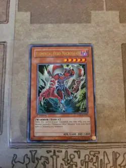 YUGIOH ELEMENTAL HERO NECROSHADE YSDJ-EN000 ULTRA 1ST ED NM/VLP - Image 2
