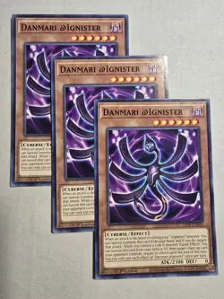 Yugioh! 3x Danmari @Ignister LIOV-EN011 Common 1st ed NM - Image 1