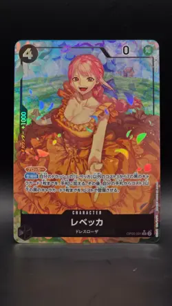 OP05-091 Rebecca SR ALT ART - One Piece TCG - Awakening of the Era JAPANESE NM/M - Image 1