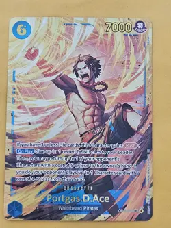 Portgas.D.Ace OP13-119 SEC - One Piece TCG - Foil NM Near-Mint Secret Rare - Image 1