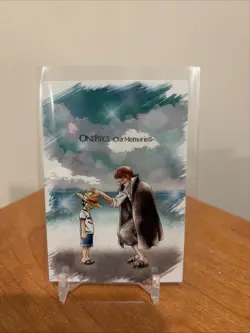 One Piece Our Memories Shanks and Luffy Wafer 2018 Bandai - Image 1