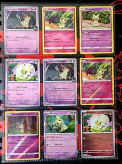 Pokemon TCG Mimikyu/Team Rocket's Mimikyu 9 Card Lot Holo/Reg Paldea Evolved - Image 1