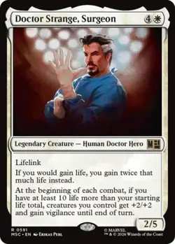 ~ Doctor Strange, Surgeon ~ NM Foil ~ Commander: Marvel Super Heroes ~ MTG ~ - Image 1