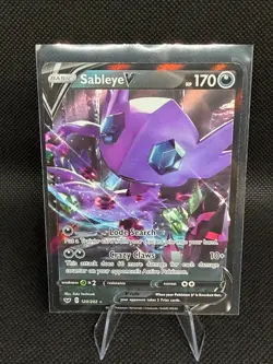 Sableye V 120/202 Sword & Shield NM Ultra Rare Pokemon Card - Image 1