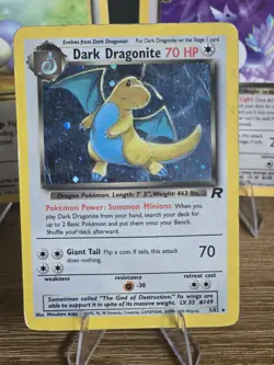 Pokemon Dark Dragonite Holo Rare TCG Card 5/82 Team Rocket - Image 1
