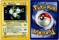 Vintage Pokemon Card - Magneton Fossil 11/62 1999 Rare Holo Unlimited HP - Image 3