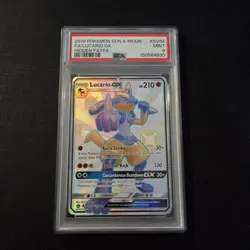 Pokemon Card - Lucario GX SV64/SV94 Hidden Fates Full Art Holo 2019 - PSA 9 - Image 1