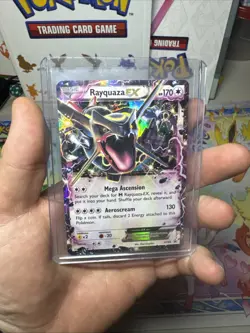 Pokemon TCG Rayquaza EX XY69 Shiny Black Star Promo Holo Rare Card - Image 4