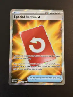The Pokemon Company Special Red Card 113/086 Rare Holo CRI Eng - Image 1