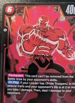 Jiren FB04-006 Foil Rare Ultra Limit Dragon Ball Super Card Game - Image 2
