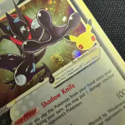FART SWIRL BLEED 🌀💫 Greninja Gold Star SWSH144 Promo Celebration Pokemon Card - Image 2
