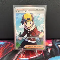 Pokemon TCG Card Ethans Adventure 221/182 Destined Rivals Ultra Rare - NM - Image 1