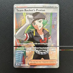 Team Rocket's Proton 227/182 Ultra Rare Holo Pokemon TCG Card Destined Rivals NM - Image 2