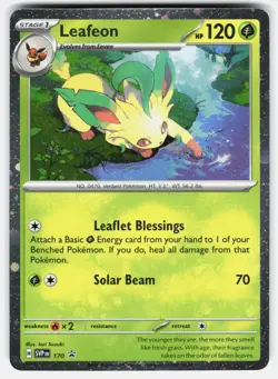 Leafeon - (Cosmos Holo) Holo Promo SV: Scarlet & Violet Promo Cards 170 NM - Image 1
