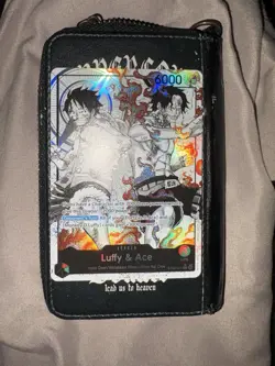 Bandai One Piece Card Game Luffy & Ace Leader ST13-001 Alt Art Foil EN - Image 2