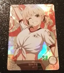 Chisato Nishikigi Lycoris Foil NS-10 SR 09 Goddess Story Anime Waifu Card Girl - Image 1