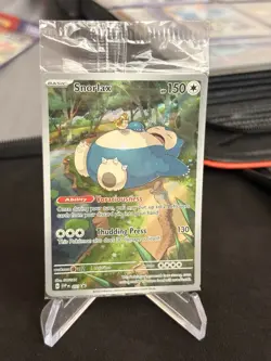 Pokemon TCG Snorlax 051 SV Scarlet & Violet 151 Promo Card Sealed - Image 1