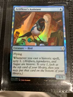 Artificer's Assistant - Foil Dominaria - MTG Magic Card - NM - Image 1
