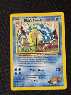 Misty's Gyarados #13 Pokemon Gym Challenge Holo Pokemon Card 13/132 - Image 1