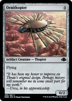 Ornithopter - NM - MTG Dominaria Remastered - Magic the Gathering - Image 1