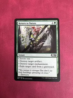 Return to Nature - NM - MTG Core 2021 - Magic the Gathering - Excellent - Image 1