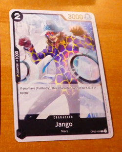 ONE PIECE PARAMOUNT WAR ENGLISH CARD GAME CARTE Jango OP02-100 EN TCG NEUF - Image 1