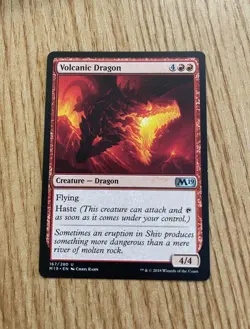 Volcanic Dragon - EX - MTG Magic 2019 - Magic the Gathering - Excellent - Image 1