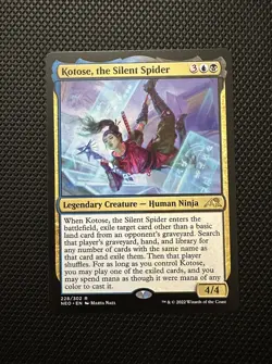 Kotose, the Silent Spider - NM - MTG Neon Dynasty - Magic the Gathering - Image 1
