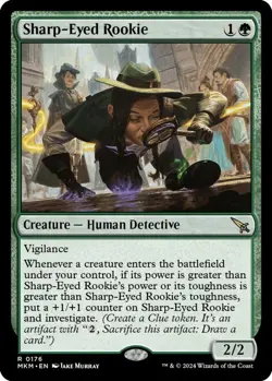 Sharp-Eyed Rookie - NM - MTG Murders at Karlov Manor - Magic the Gathering - Image 1