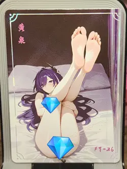 Raiden Shogun Under The Nightgown Card Goddess Story Anime Waifu PT PT-26 - Image 1