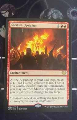Stensia Uprising - NM - MTG Crimson Vow - Magic the Gathering - Rare - Image 1