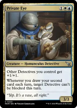 Private Eye - NM - MTG Murders at Karlov Manor - Magic the Gathering - Image 1
