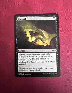 Unearth - EX - MTG Modern Masters (MH1) - Magic the Gathering - Excellent - Image 1