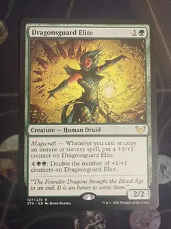 Dragonsguard Elite - NM - MTG School of Mages - Magic the Gathering - Rare - Image 1