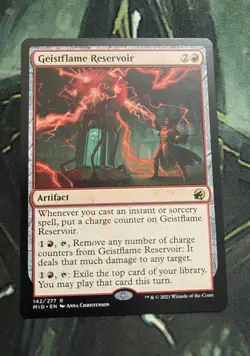 Geistflame Reservoir - NM - MTG Midnight Hunt - Magic the Gathering - Rare - Image 1