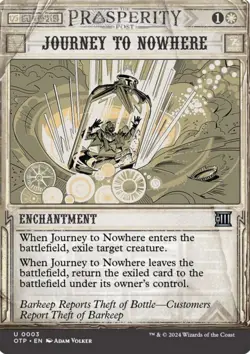 Journey to Nowhere SHOWCASE - NM - MTG Thunder Junction - Magic the Gathering - Image 1
