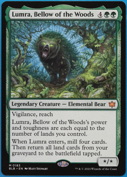 Lumra, Bellow of the Woods Bloomburrow MINT Mythic Rare CARD (502905) ABUGames - Image 1