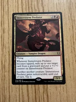 Immersturm Predator - EX Rare - MTG Kaldheim - Magic the Gathering - Excellent - Image 1