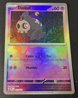 Duskull (Master Ball Pattern) Prismatic Evolutions 035/131 Holo Pokemon NM - Image 1