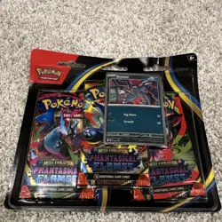 Pokemon TCG Mega Evolution Phantasmal Flames Booster Pack [Sneasel] 3 Packs - Image 1
